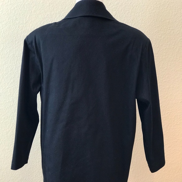 💖HOST PICK💖St. John Sport Black Trench Coat NWOT - Picture 3 of 5